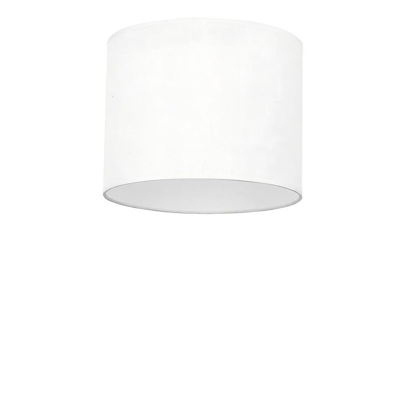 Abat-jour cylindrique blanc 9 "H