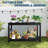 48" Outdoor Console Table with 2 Shelves, Weatherproof Wood Patio Table & Storage Buffet for Porch, Entryway, Garden-967525275