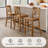 Solid Wood Double X-Back Counter Height Bar Stool-438221822