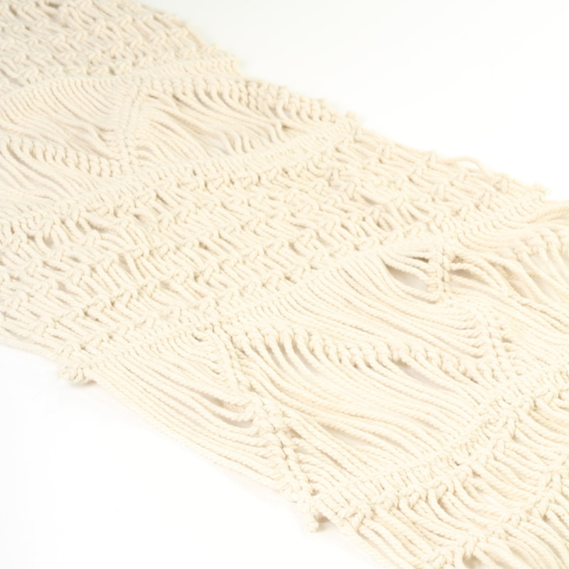 Handwoven Macrame Table Runner
