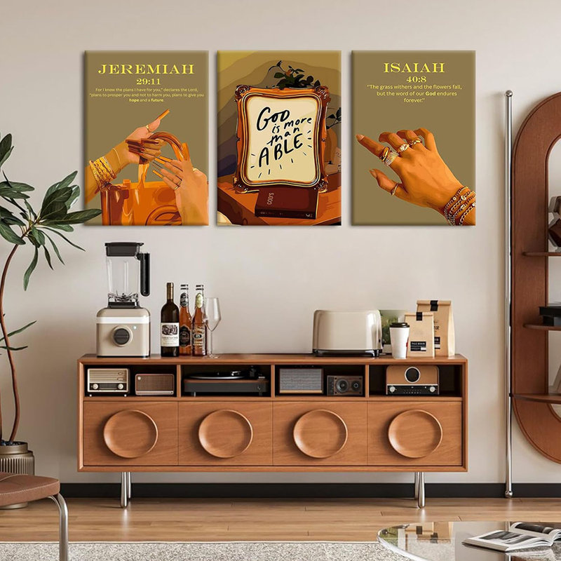 3 Piece Wrapped Canvas Print