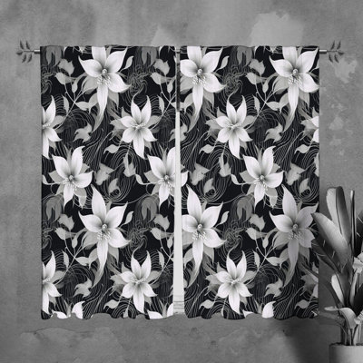 Paire de rideaux obscurcissant en polyester Mylek