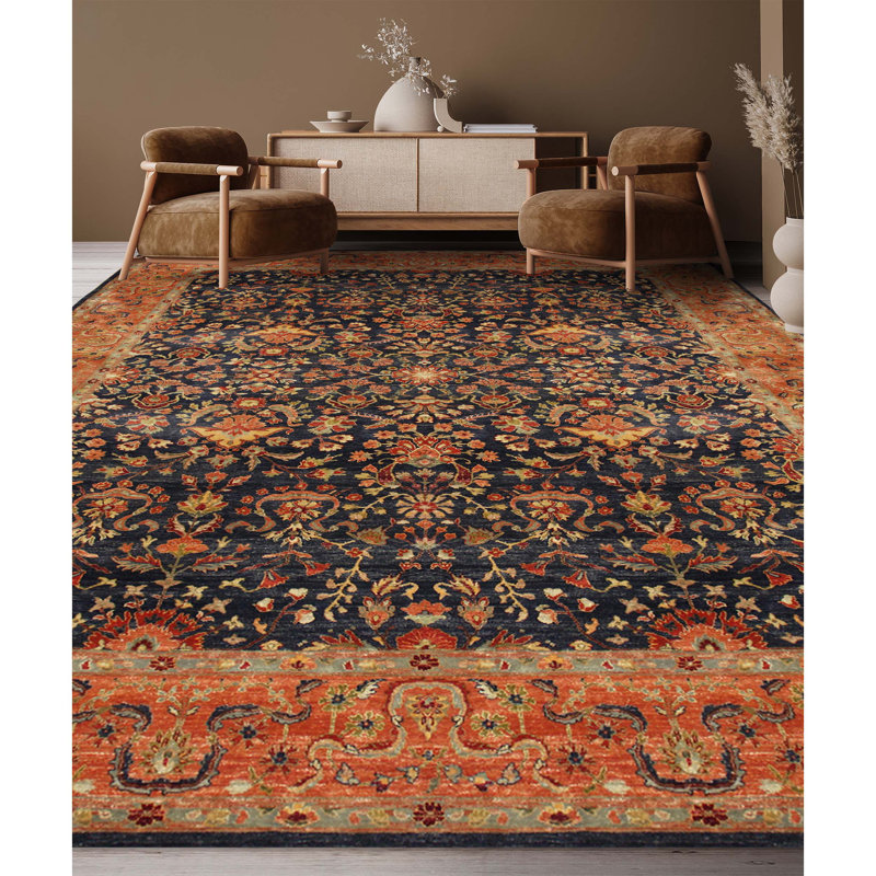 Wool Oriental Area Rug, Rectangle 10' x 14'