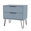 Harlequin 58cm W Manufactured Wood Bedside Table-284333036