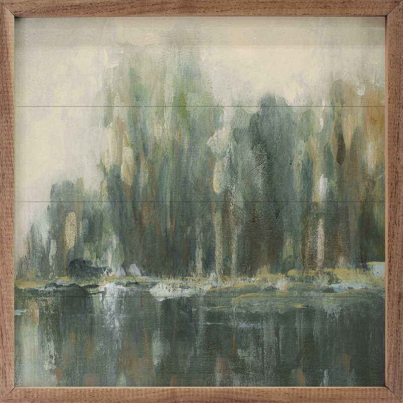 «Treeline II texturé» par Carol Robinson, H 4 po x l 4 po
