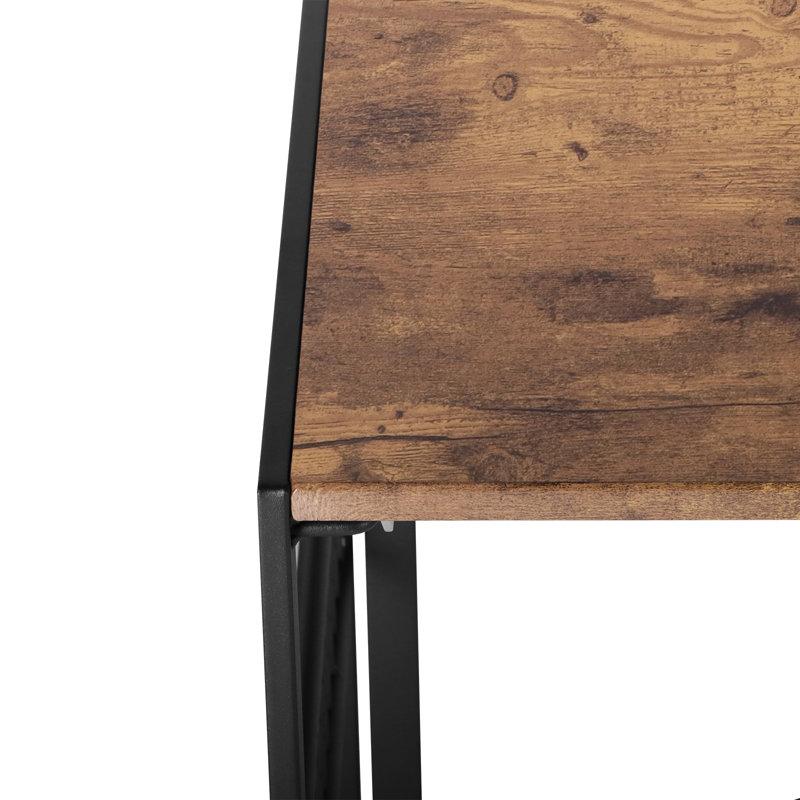 Bureau d'ordinateur en bois 39,4 po