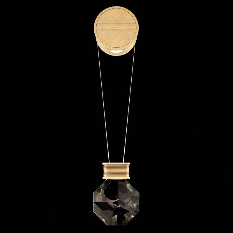Aria Iron LED Spotlight, Brushed Gold