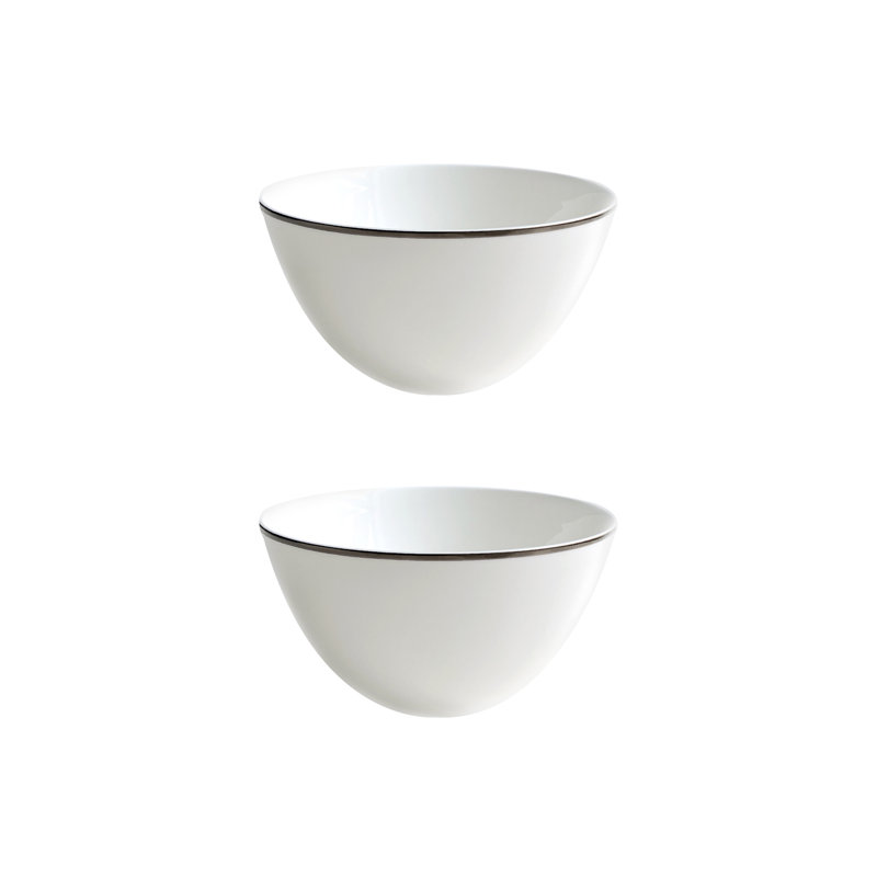Alex Gold Dining Bowl, Silver