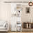 High Glossy Slim Bathroom Cabinet. 66.9" Tall Storage Cabinet With Drawer And Adjustable Shelves, Narrow Linen Cabinet For Bathroom, Laundry, And Living Room, White-325252535