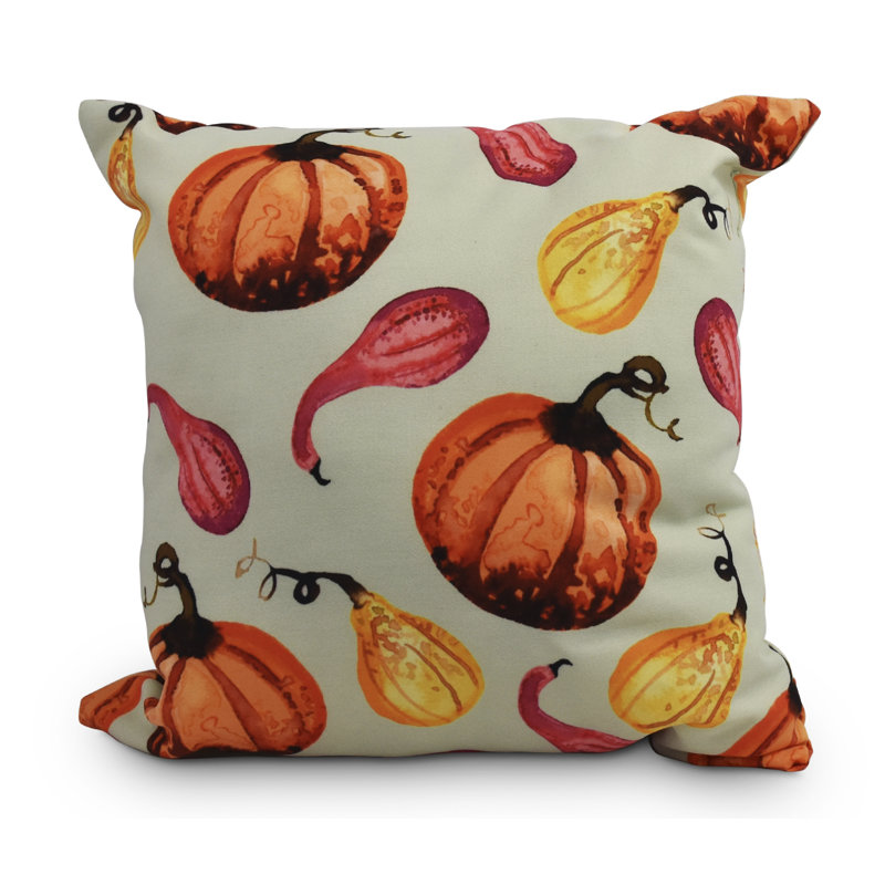 Harvest Outdoor Reversible Throw Pillow, Light Green, 20" x 20"