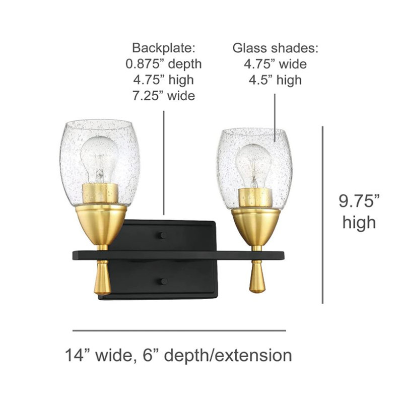 Gentry 2 - Light Dimmable Vanity Light