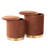Nesting Pleated Ottoman Set-154068249