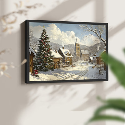 Art de Noël - CCII - Reproduction encadrée - Restickable