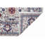 Hand Knotted Wool Area Rug in Silver