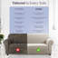 Durable Spandex Stretch Sofa Cover - Jacquard Pattern Sofa Slipcover & Furniture Protector-115467214-115467218