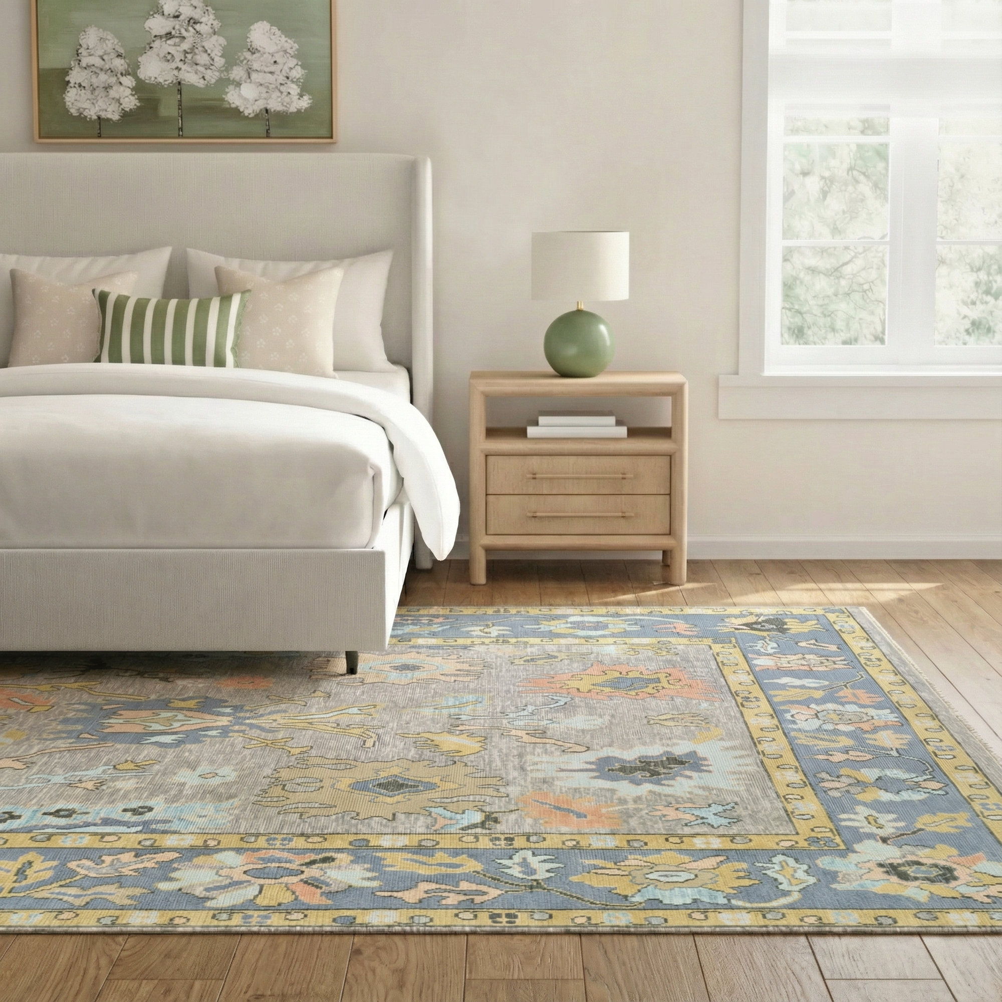 Sutton Handmade Wool Rug, Rectangle 8'10" x 12'