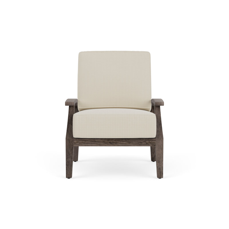 Frontier Outdoor Lounge Chair, Demo Stone, Charcoal