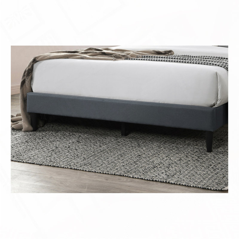 Grand lit moderne, Gris anthracite