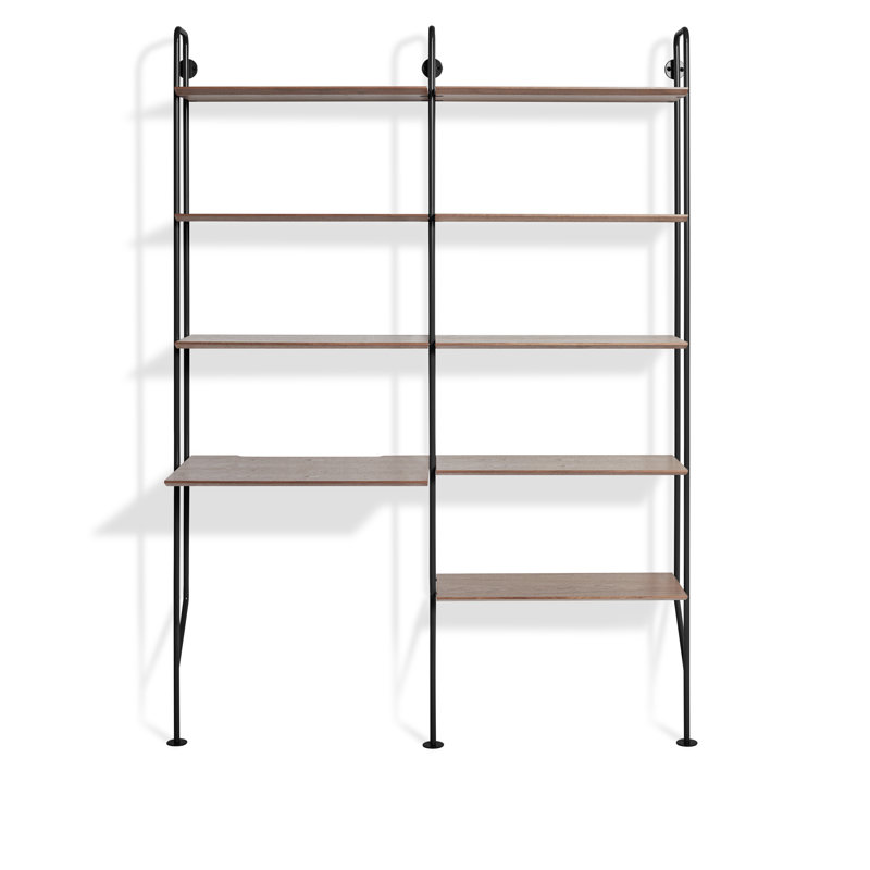 Hitch Ladder Desk, Black, Walnut