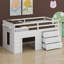 Lit mezzanine avec armoire et tablette-1340926653