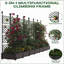Plastic Plant Box with Architectural Trellis, Raised Garden Bed with Trellis Planter for Climbing Plant Outdoor Raised Planter Box Privacy Screen for Patio Balcony,Planter Box for Backyard Patio-1373411357