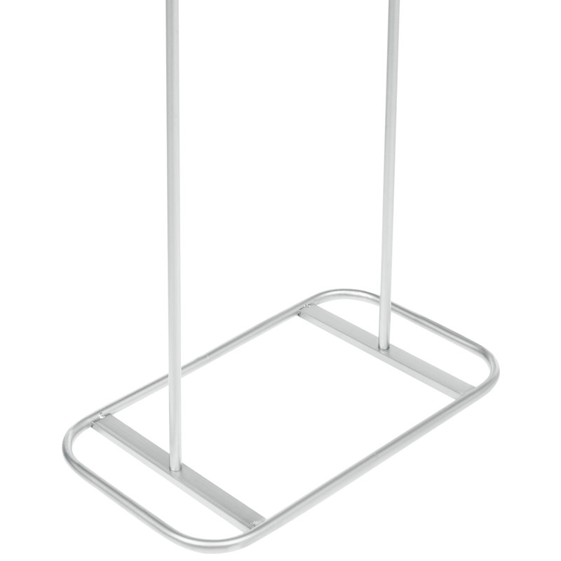 Metal 2 - Hook Coat Rack, Silver