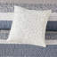 Ensemble de literie réversible 6 pièces très grand / très grand bleu marine. Rembourrage. Coussins décoratifs avec broderie. Oreillers plissés lavables et élégants. Envoûtant-121268973-121268976