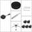 Adjustable Height Ergonomic Lab Stool with Footring Wheels