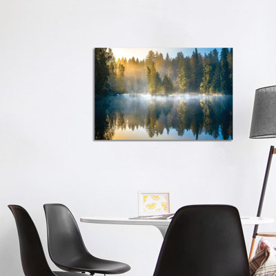 Forest Pond by Lauri Lohi - Wrapped Canvas Print