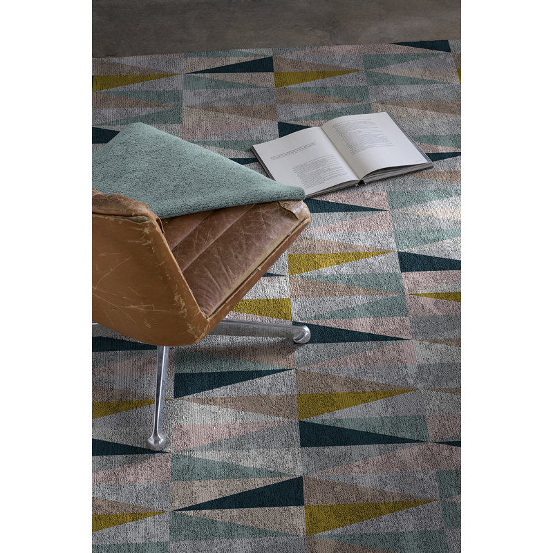 Aimee Rectangle Geometric Area Rug, Rectangle 140 x 200cm