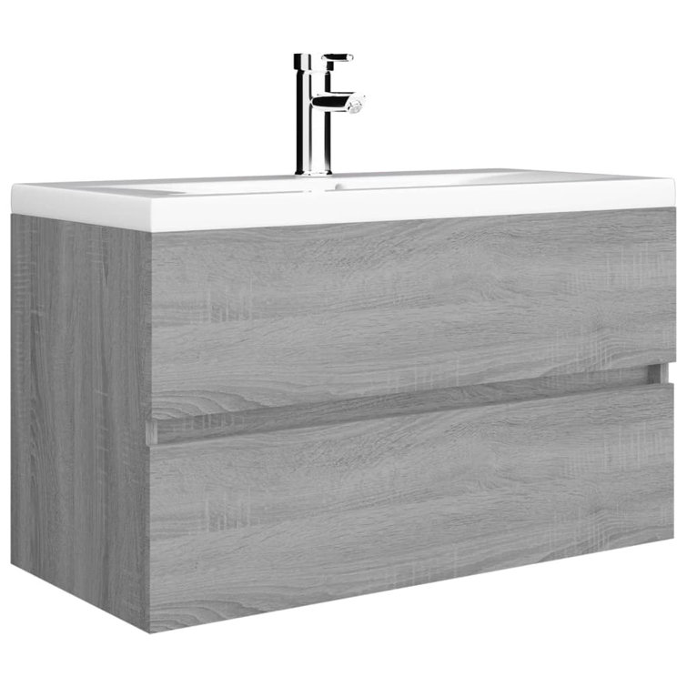 Ebern Designs Audreigh 100mm Wall Hung Single Vanity | Wayfair.co.uk