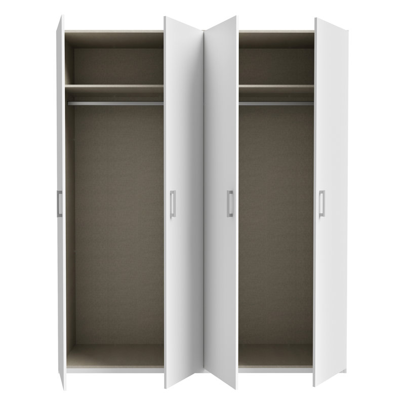 Sugata Manufactured Wood Wardrobe, White