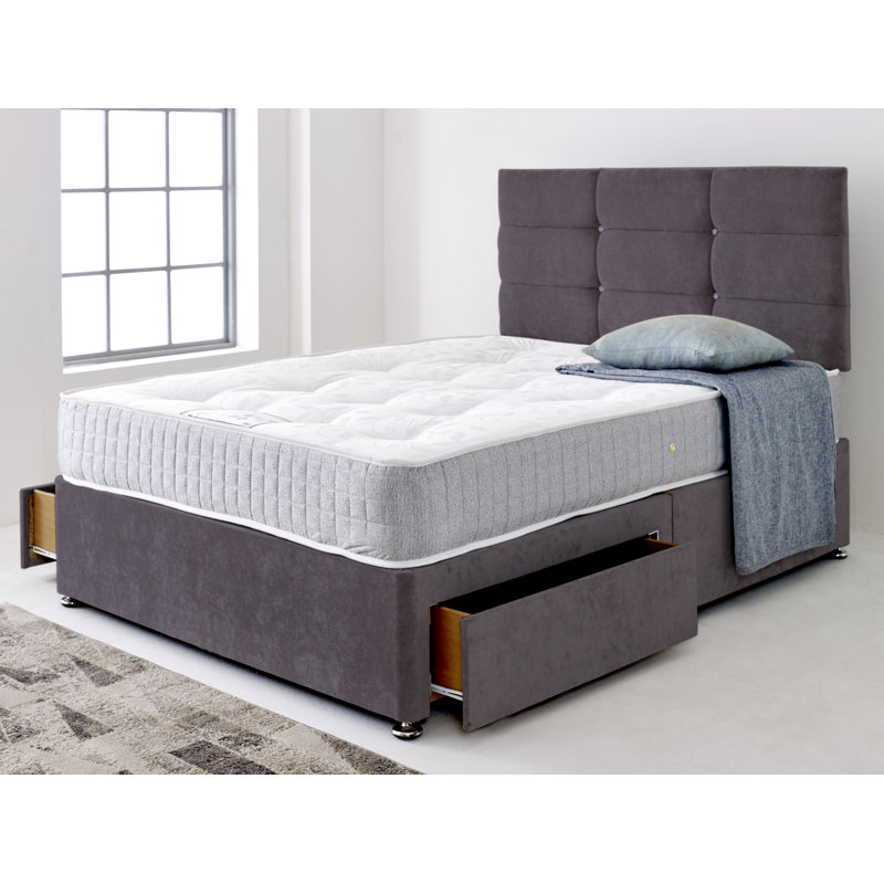 Gaylor Memory Foam Open Spring Coil Mattress, Single (3')
