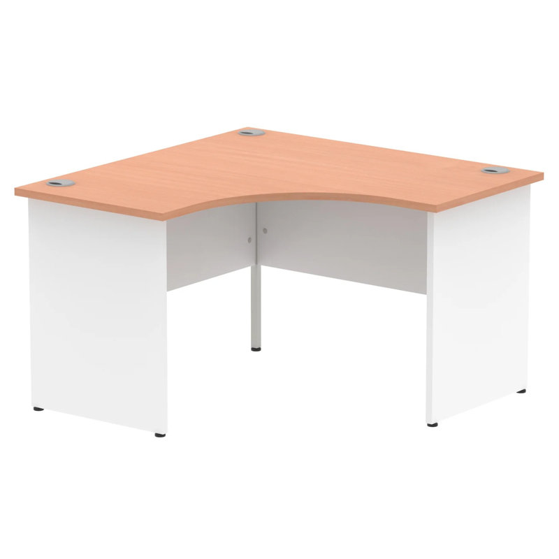 Tibay Corner Computer Desk, Beech