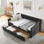 Lit de jour simple rembourré avec tiroirs-836882955