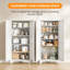 Armoire de rangement avec armoires de cuisine pour la maison Feets-Metal avec portes et tablettes ajustables-1575413206