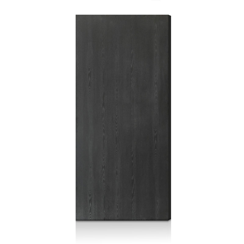 Dalle de porte intérieure texturée noire, 94 po x 44 po