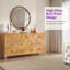 Ensemble de chambre à coucher 5 pièces avec commode et table de chevet ultrabrillantes-244279380