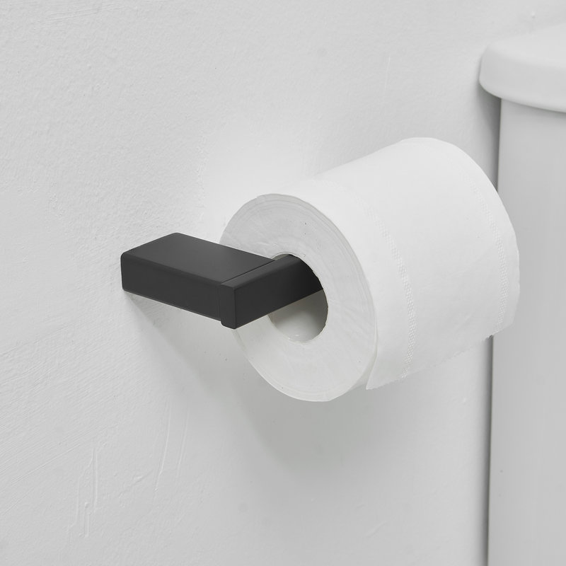 1 Ensemble de quincaillerie de salle de bain 5 pièces, Noir mat
