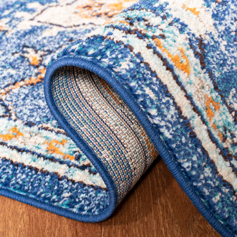Felty Oriental Indoor Rug, Round 3'