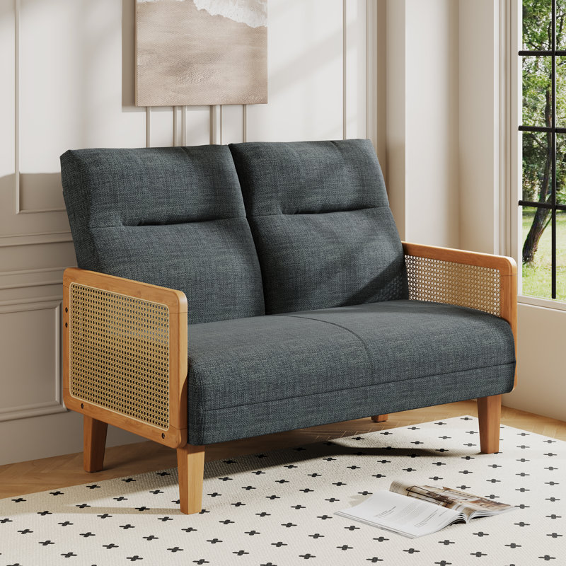 46.5'' Upholstered Loveseat, Gray