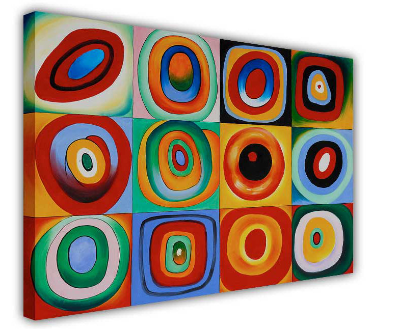 Wassily Kandinsky - Painting, 50cm H x 76cm W x 1.8cm D