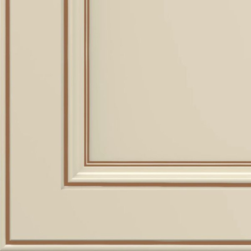 Dwelling Claredon Door Sample, Parchment w/Caramel Glaze, Maple
