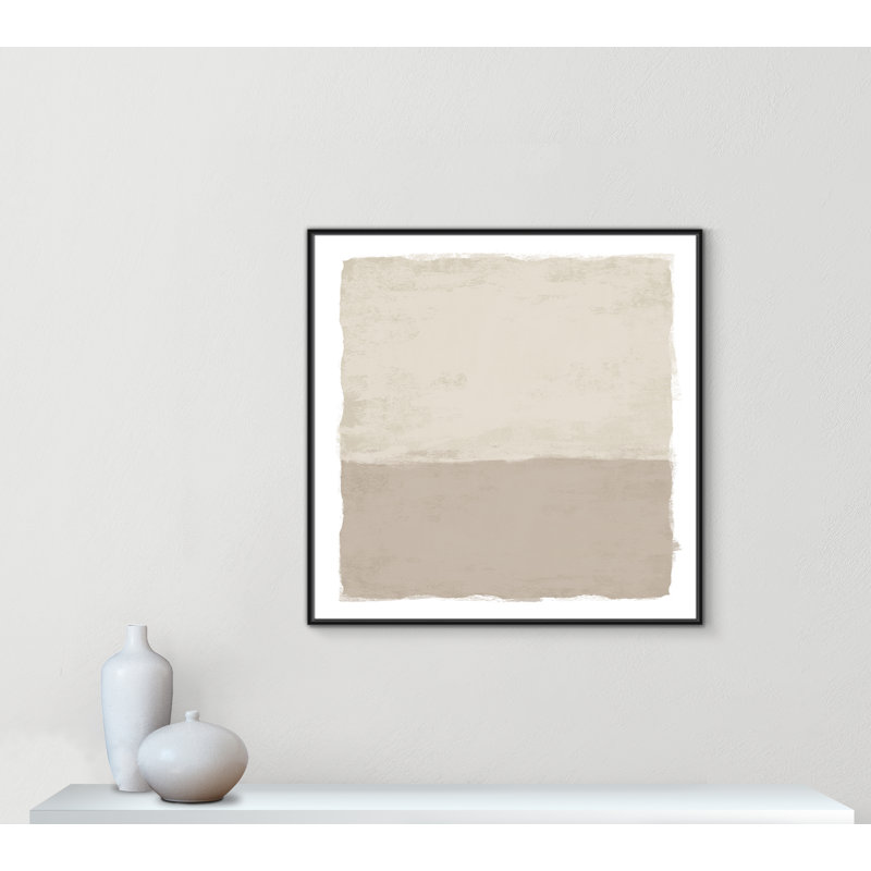 «Silent Sands II» par Natalie Carpentieri, H 41,5 po x l 41,5 po, Noir