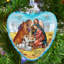 5.5'' Handmade Glass Animals Holiday Shaped Ornament