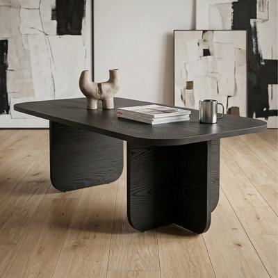 Elara Rectangular Sculptural Coffee Table
