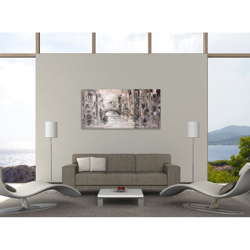 "Drifting In Mystery_2X1. Tif", toile tendue par Isabella Karolewicz, H 12 po x l 24 po x P 1,5 po