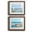 Summer Heron - Ensemble de 2 peintures sur papier encadrées-1846480867-1846480866