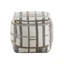 Pouf carré en tissu d'ameublement en tissu jacquard moderne, repose-pieds, repose-pieds antidérapant, fauteuil à billes, repose-pieds 1pc