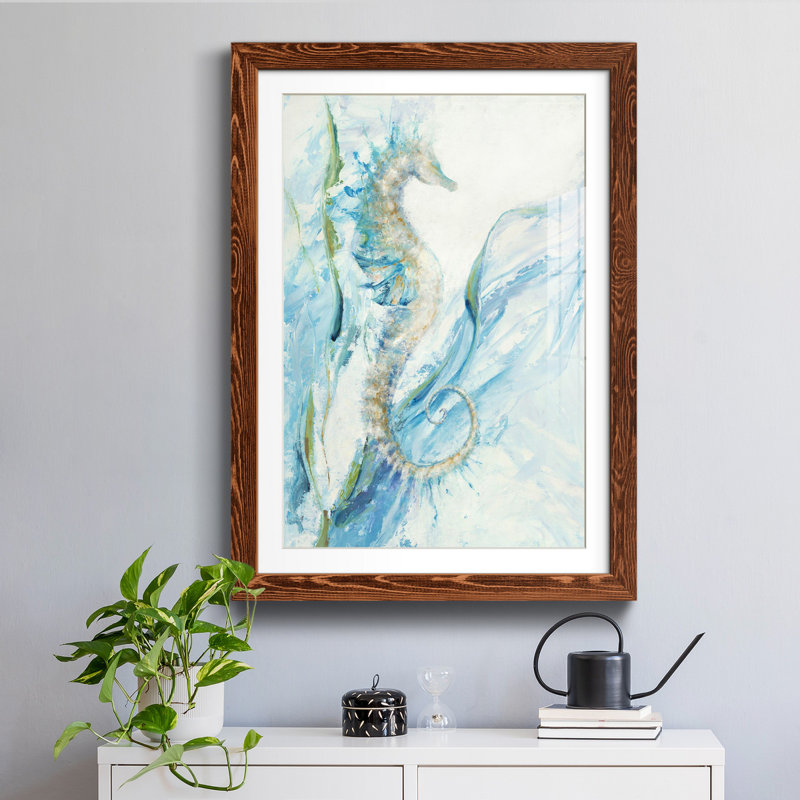" New Seahorse ", Maple Paper, 37.5" H x 27.5" W x 1.5" D
